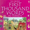 Cover Art for 9780794500290, First Thousand Words Hebrew by Heather Amery
