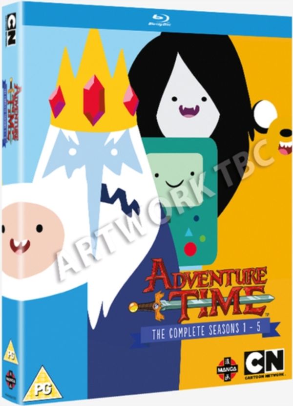 Cover Art for 5022366613347, Adventure Time - Complete Seasons 1-5 Collection [Blu-ray] by 