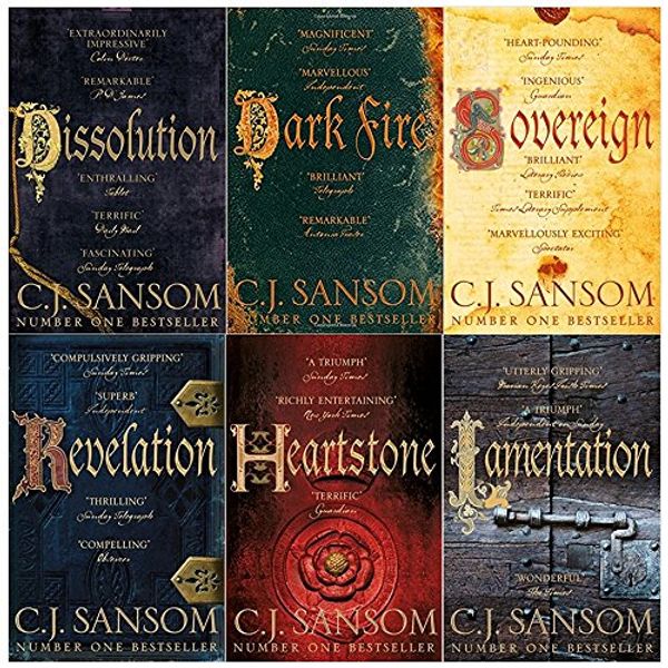 Cover Art for B003XV1U16, The shardlake series collection C. J. Sansom 6 books set ( Dissolution , Dark Fire , Sovereign , Revelation  , Heartstone , Lamentation) by C. J. Sansom