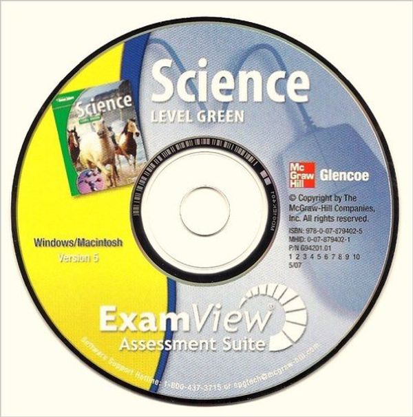 Cover Art for 9780078794025, Glencoe Science: Level Green, ExamView Assessment Suite CD-ROM (Integrated Science) by McGraw Hill