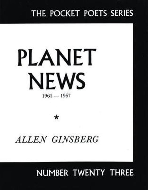 Cover Art for 9780872860209, Planet News: 1961-1967 by Allen Ginsberg