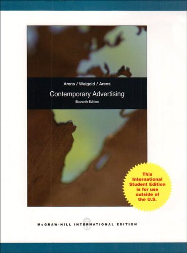 Cover Art for 9780071101059, Contemporary Advertising by William F Arens
