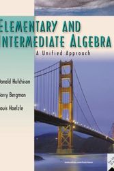 Cover Art for 9780072358391, Elementary and Intermediate Algebra : A Unified Approach with Windows by Barry Bergman; Donald Hutchison; Louis Hoelzle