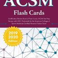 Cover Art for 9781635303698, ACSM Certification Review Book of Flash Cards: ACSM Test Prep Review with 300+ Flashcards for the American College of Sports Medicine Certified Personal Trainer Exam by Ascencia Personal Training Exam Team