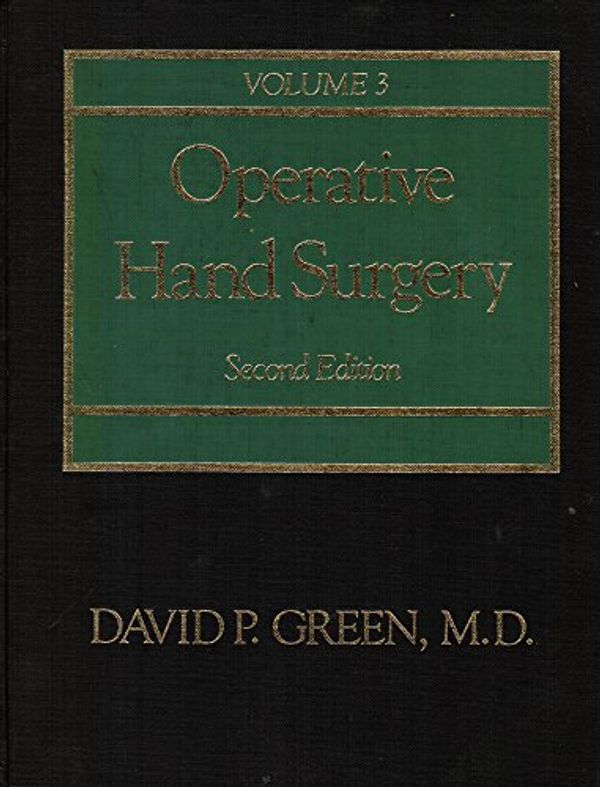 Cover Art for 9780443084812, Operative Hand Surgery by Unknown