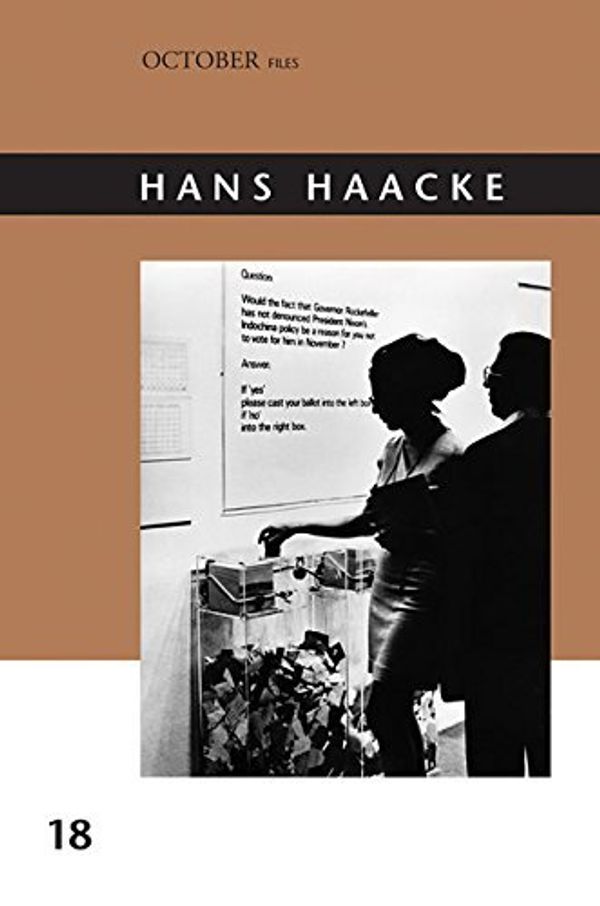 Cover Art for 9780262029544, Hans Haacke (October Files) by Rachel Churner