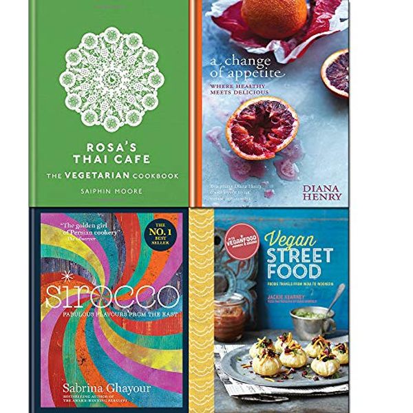 Cover Art for 9789123711178, Sirocco, rosa's thai cafe vegetarian cookbook and vegan street food and a change of appetite 4 books collection set by Unknown