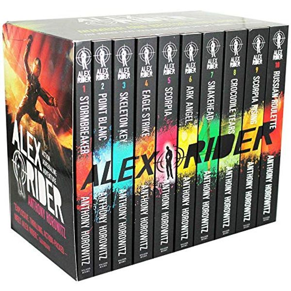 Cover Art for 9789325952973, Anthony Horowitz Alex Rider 10 Books Bundle Collection (Russian Roulette, Scorpia Rising, Crocodile Tears, Snakehead, Ark Angel Scorpia, Eagle Strike, Skeleton Key, Point Blanc, Stormbreaker) by Anthony Horowitz