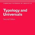 Cover Art for 9780521004992, Typology and Universals by William Croft