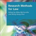 Cover Art for 9780748633586, Research Methods for Law by James HoggMike Edited