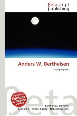 Cover Art for 9786137502136, Anders W. Berthelsen by Lambert M. Surhone