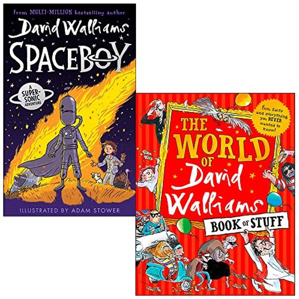 Cover Art for 9789123475773, David Walliams Collection 2 Books Set (Spaceboy [Hardcover] & The World of David Walliams Book of Stuff) by David Walliams