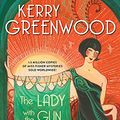 Cover Art for B09CLNG4W5, The Lady with the Gun Asks the Questions by Kerry Greenwood