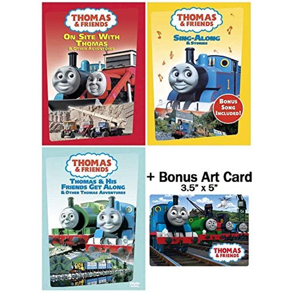 Cover Art for B07S31NRQM, Thomas & Friends: Triple Feature DVD Collection - TV Episodes + Special Features (Games, Sing-Alongs, Extras, & More) + Bonus Art Card by Unknown