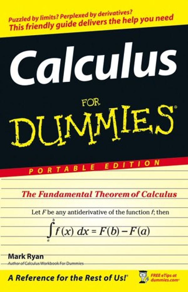 Cover Art for 9780470056653, Calculus For Dummies by Mark Ryan