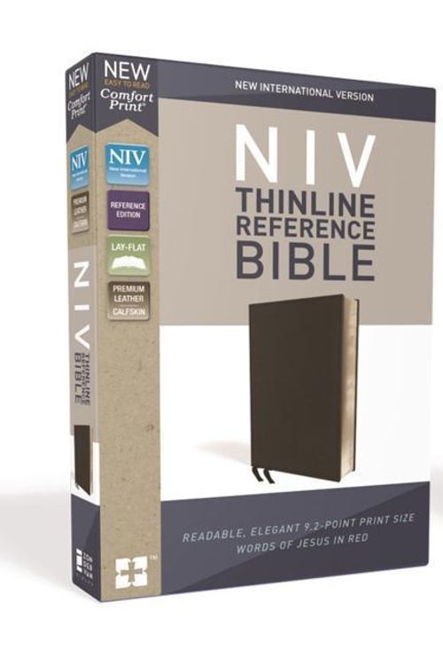 Cover Art for 9780310449713, NIV Thinline Reference Bible Red Letter Edition [Black] by Zondervan