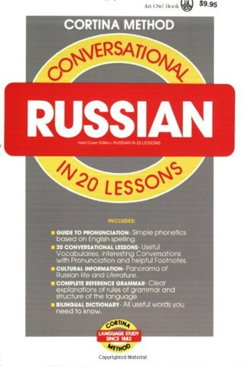Cover Art for 9780805015010, Conversational Russian by Cortina Institute of Languages
