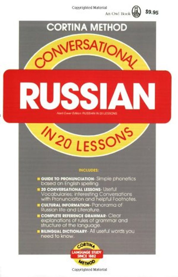 Cover Art for 9780805015010, Conversational Russian by Cortina Institute of Languages
