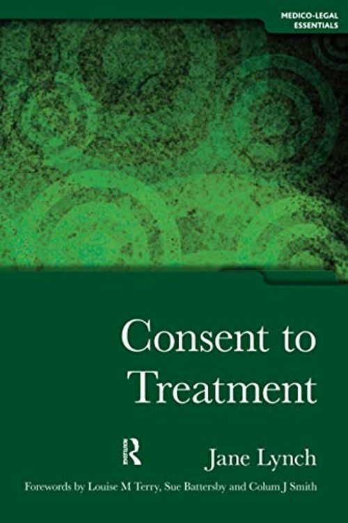 Cover Art for 9781846192241, Consent to Treatment by Jane Lynch