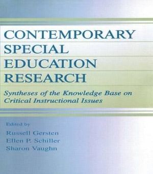 Cover Art for 9780805828801, Contemporary Special Education Research by Russell Gersten, Ellen P. Schiller, Sharon R. Vaughn