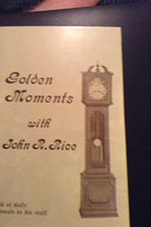 Cover Art for 9780873983150, Golden moments with Dr. John R. Rice: A book of daily devotionals to his staff by John R Rice