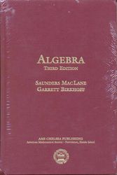 Cover Art for 9780821816462, Algebra by Saunders Mac Lane, Garrett Birkhoff
