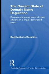 Cover Art for 9780415631587, The Current State of Domain Name Regulation by Konstantinos Komaitis