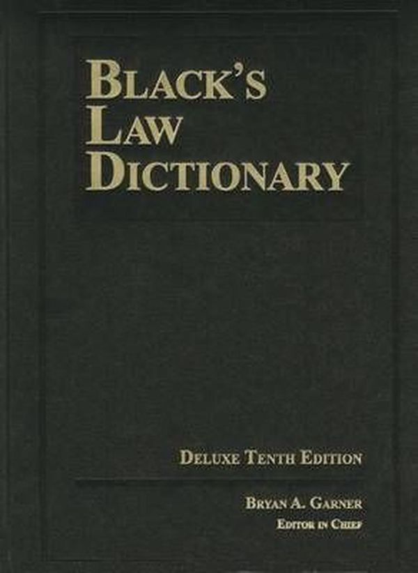 Cover Art for 9780314621306, Black's Law Dictionary 10th Edition, Deluxe Hardcover by Bryan A. Garner