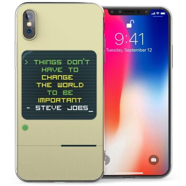 Cover Art for 5054937313554, Caseflex Apple Iphone X Steve Jobs Quote Case / Cover (3D) by Unknown