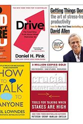 Cover Art for 9789123821457, Drive,Getting Things Done,So Good They Can't Ignore You,Crucial Conversations,How to Talk to Anyone 5 Books Collection Set by Daniel H. Pink, David Allen, Leil Lowndes, Cal Newport, Kerry Patterson