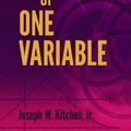 Cover Art for 9780486838069, Calculus of One Variable by Joseph Kitchen