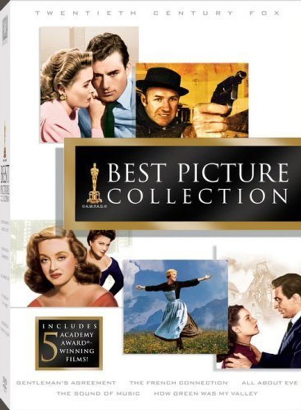 Cover Art for 0793162701785, 20th Century Fox Best Picture Collection (How Green Was My Valley/Gentleman's Agreement/All About Eve/The Sound of Music/The French Connection) by 20th Century Fox by John Ford, Joseph L. Mankiewicz, Robert Wise, Wi Elia Kazan by Unknown