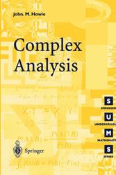 Cover Art for 9781852337339, Complex Analysis by John M. Howie