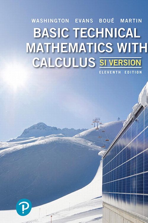 Cover Art for 9780134289915, Basic Technical Mathematics with Calculus, SI Version by Allyn Washington, Richard Evans, Boué, Michelle, Elizabeth Martin