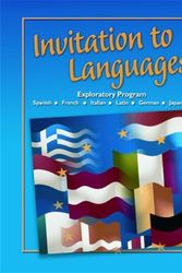 Cover Art for 9780078605789, Invitation to Languages by Conrad J. Schmitt
