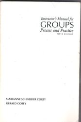 Cover Art for 9780534342258, Instructor's Manual for Groups. Process and Practice by Marianne Schneider Cory, Gerald Corey