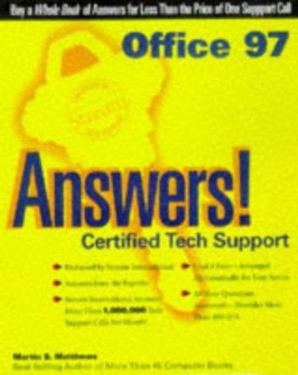 Cover Art for 9780078824036, Office 97 Answers! by Martin S. Matthews