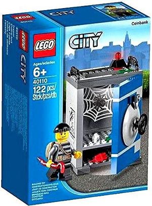 Cover Art for 0673419215152, LEGO City Coin Bank Set 40110 by LEGO