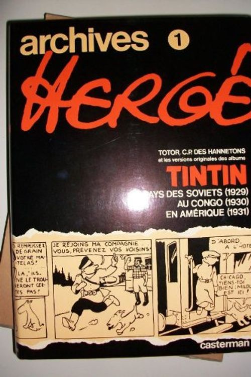 Cover Art for 9780416452907, Archives Herge: Tome 1 by Herge