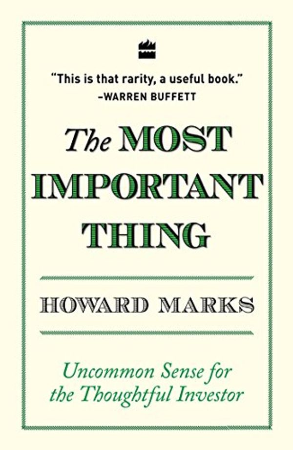 Cover Art for 9789353022792, The most important thing by Howard Marks