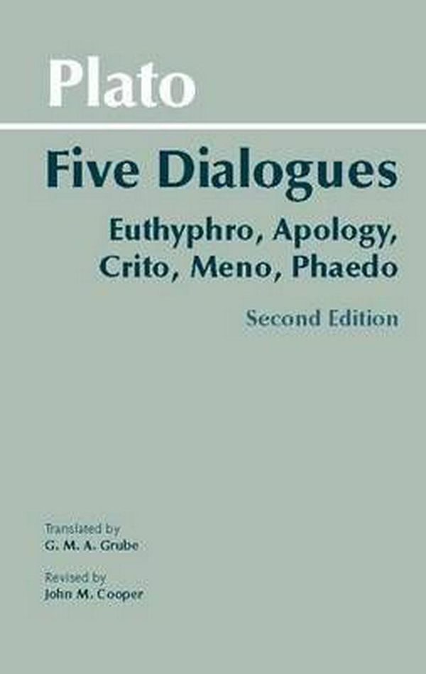 Cover Art for 9780872206335, Five Dialogues by Plato
