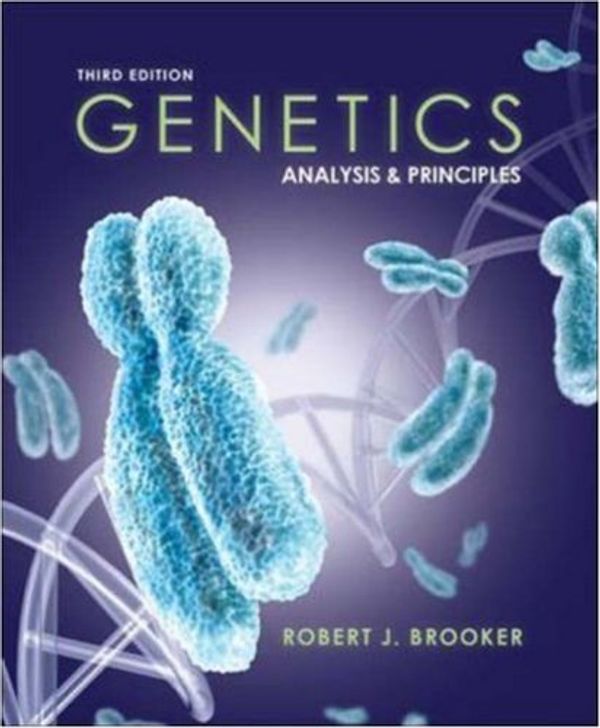 Cover Art for 9780071110990, Genetics: Analysis and Principles by Robert Brooker