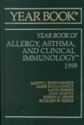 Cover Art for 9780815196006, The Year Book of Allergy, Asthma, and Clinical Immunology 1999 by Lanny J. Rosenwasser