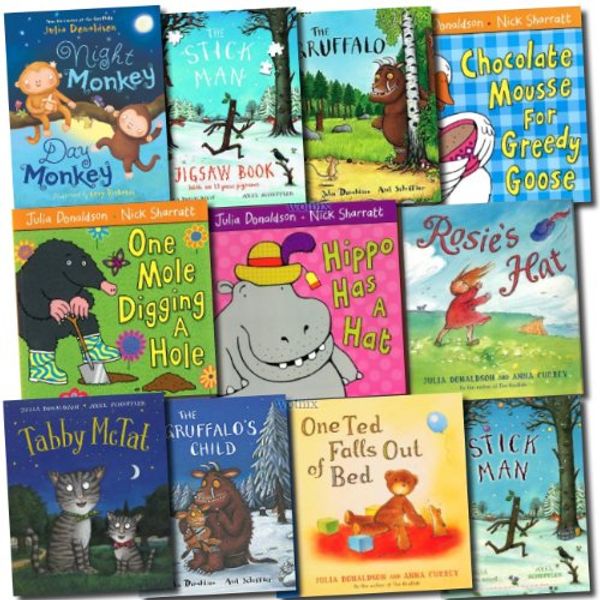 Julia Donaldson Gruffalo Activity Collection 11 Books Set (The Gruffalo ...