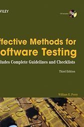 Cover Art for 9780764598371, Effective Methods for Software Testing by William E. Perry