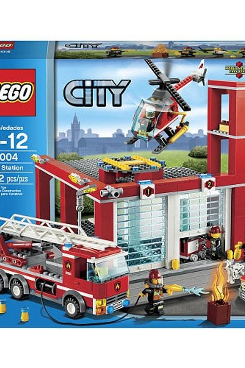 Cover Art for 0673419188005, Fire Station Set 60004 by LEGO