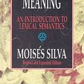 Cover Art for 0025986479817, Biblical Words and Their Meaning by Moises Silva