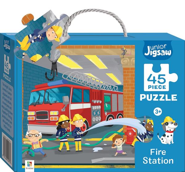 Cover Art for 9781488909757, Junior Jigsaw  Fire StationFire Station by Hinkler Books