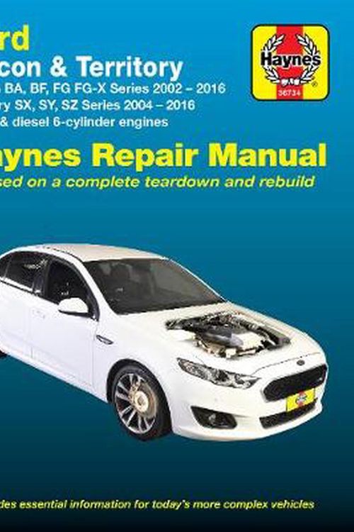 Cover Art for 9781875787012, Ford Falcon BA, BF, FG, FG-X 2002-2016/Territory SX, SY, SZ 2004-2016 Haynes Repair Manual by Haynes Manuals