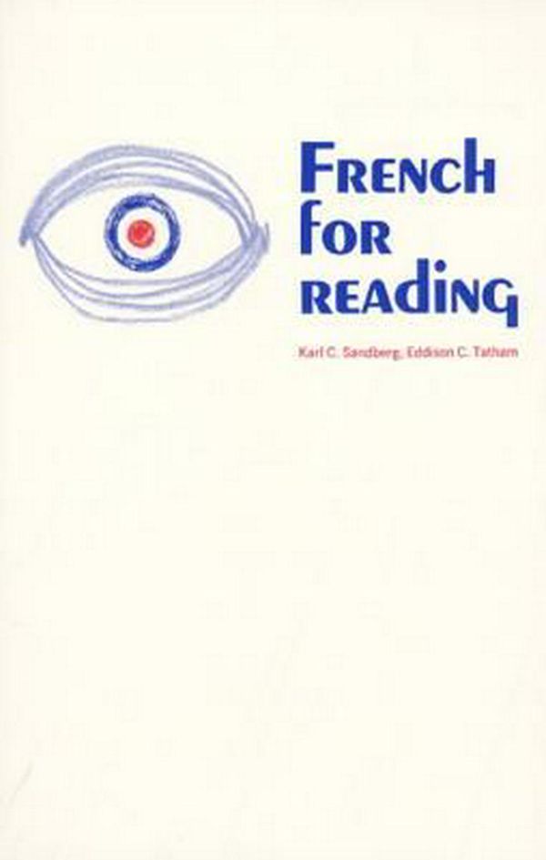 Cover Art for 9780133316032, French for Reading by Karl C. Sandberg